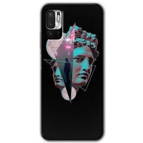 Poco M3 Pro Heykel Baskılı Uyumlu Silikon Kılıf