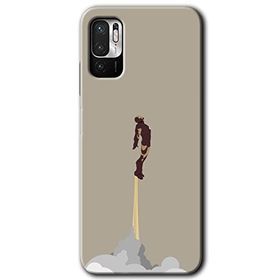 Poco M3 Pro İronman Airport Baskılı Uyumlu Silikon Kılıf