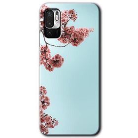 Poco M3 Pro Japon Çiçeği Baskılı Uyumlu Silikon Kılıf