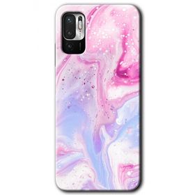 Poco M3 Pro Kabarmış Leke Baskılı Uyumlu Silikon Kılıf