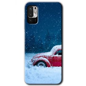Poco M3 Pro Karlı Vosvos Baskılı Uyumlu Silikon Kılıf