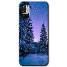 Poco M3 Pro Kış Manzarası Baskılı Uyumlu Silikon Kılıf