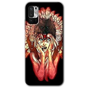Poco M3 Pro Kurt Kız Baskılı Uyumlu Silikon Kılıf