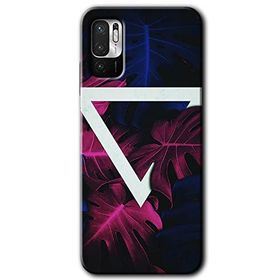 Poco M3 Pro Mekanik Yaprak Baskılı Uyumlu Silikon Kılıf