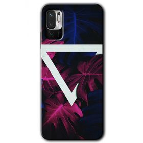 Poco M3 Pro Mekanik Yaprak Baskılı Uyumlu Silikon Kılıf