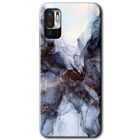 Poco M3 Pro Otantik Mermer Baskılı Uyumlu Silikon Kılıf