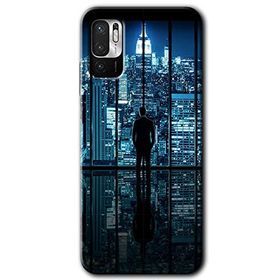 Poco M3 Pro Şehir Manzarası Baskılı Uyumlu Silikon Kılıf