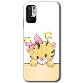 Poco M3 Pro Sevimli Kedi Baskılı Uyumlu Silikon Kılıf
