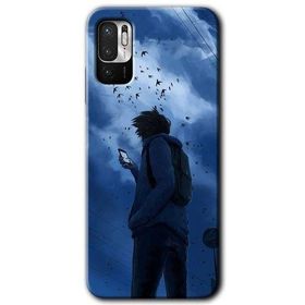 Poco M3 Pro Sonbahar Yalnızlığı Baskılı Uyumlu Silikon Kılıf