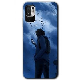 Poco M3 Pro Sonbahar Yalnızlığı Baskılı Uyumlu Silikon Kılıf