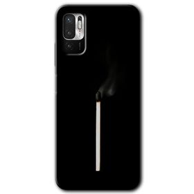 Poco M3 Pro Sönmüş Kibrit Baskılı Uyumlu Silikon Kılıf