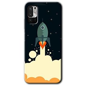 Poco M3 Pro Space Smoke Baskılı Uyumlu Silikon Kılıf