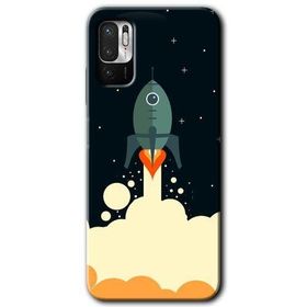 Poco M3 Pro Space Smoke Baskılı Uyumlu Silikon Kılıf