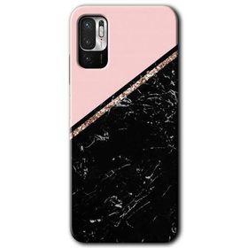Poco M3 Pro Yarım Mermer Baskılı Uyumlu Silikon Kılıf