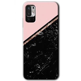 Poco M3 Pro Yarım Mermer Baskılı Uyumlu Silikon Kılıf