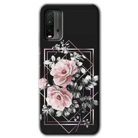 Poco M3 Retro Çiçek 1 Baskılı Uyumlu Silikon Kılıf
