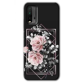 Poco M3 Retro Çiçek 1 Baskılı Uyumlu Silikon Kılıf