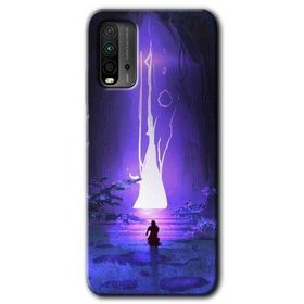 Poco M3 Wanderer Silhouette Baskılı Uyumlu Silikon Kılıf