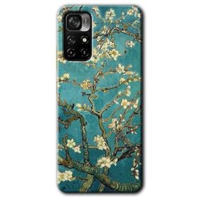 Poco M4 Pro 5G Almond Blossom Baskılı Uyumlu Silikon Kılıf