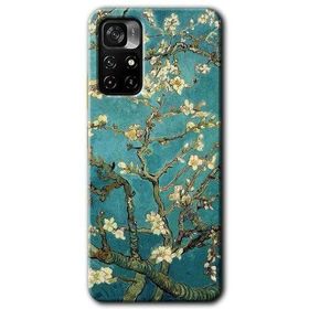 Poco M4 Pro 5G Almond Blossom Baskılı Uyumlu Silikon Kılıf