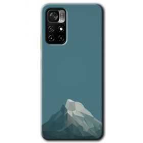 Poco M4 Pro 5G Alone Mountain Baskılı Uyumlu Silikon Kılıf