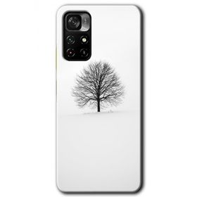 Poco M4 Pro 5G Alone Tree Baskılı Uyumlu Silikon Kılıf