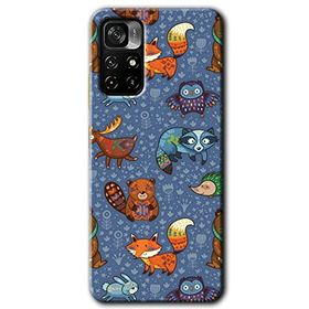 Poco M4 Pro 5G Animals Funny Baskılı Uyumlu Silikon Kılıf