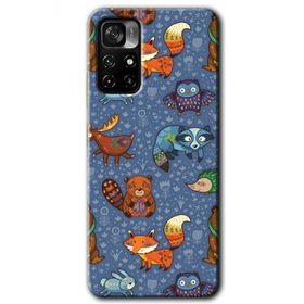 Poco M4 Pro 5G Animals Funny Baskılı Uyumlu Silikon Kılıf