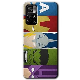 Poco M4 Pro 5G Avengers 1 Baskılı Uyumlu Silikon Kılıf