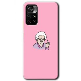 Poco M4 Pro 5G Bad Grandmother Baskılı Uyumlu Silikon Kılıf