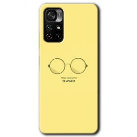 Poco M4 Pro 5G Be Honest Baskılı Uyumlu Silikon Kılıf