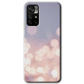 Poco M4 Pro 5G Blur Lights Baskılı Uyumlu Silikon Kılıf