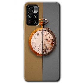 Poco M4 Pro 5G Clocks Artwork Baskılı Uyumlu Silikon Kılıf
