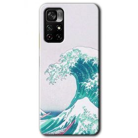 Poco M4 Pro 5G Dalga Baskılı Uyumlu Silikon Kılıf