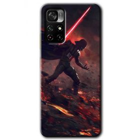 Poco M4 Pro 5G Darh Vader Wars Baskılı Uyumlu Silikon Kılıf