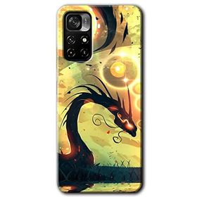 Poco M4 Pro 5G Digital Dragon Baskılı Uyumlu Silikon Kılıf