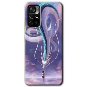 Poco M4 Pro 5G Dragon Snake Baskılı Uyumlu Silikon Kılıf