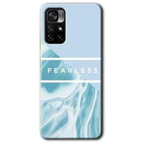 Poco M4 Pro 5G Fearless Baskılı Uyumlu Silikon Kılıf