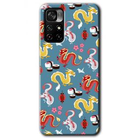 Poco M4 Pro 5G Funky Dragon Baskılı Uyumlu Silikon Kılıf