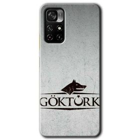 Poco M4 Pro 5G Göktürk Baskılı Uyumlu Silikon Kılıf