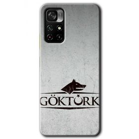 Poco M4 Pro 5G Göktürk Baskılı Uyumlu Silikon Kılıf