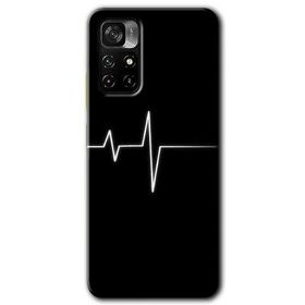 Poco M4 Pro 5G Heart Rytm Baskılı Uyumlu Silikon Kılıf
