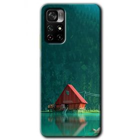 Poco M4 Pro 5G House In Woods Baskılı Uyumlu Silikon Kılıf