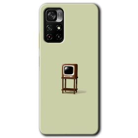 Poco M4 Pro 5G Kara Kedi Baskılı Uyumlu Silikon Kılıf