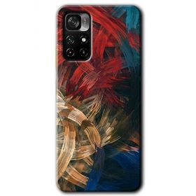 Poco M4 Pro 5G Karma Boyalar Baskılı Uyumlu Silikon Kılıf