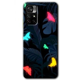 Poco M4 Pro 5G Lighter Butterfly Baskılı Uyumlu Silikon Kılıf