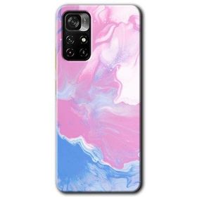Poco M4 Pro 5G Liquid Lekeler Art Baskılı Uyumlu Silikon Kılıf