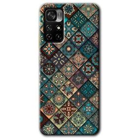Poco M4 Pro 5G Mandala Desen Baskılı Uyumlu Silikon Kılıf