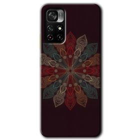 Poco M4 Pro 5G Mandala Flower Wal Baskılı Uyumlu Silikon Kılıf