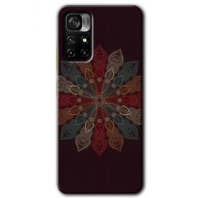 Poco M4 Pro 5G Mandala Flower Wal Baskılı Uyumlu Silikon Kılıf